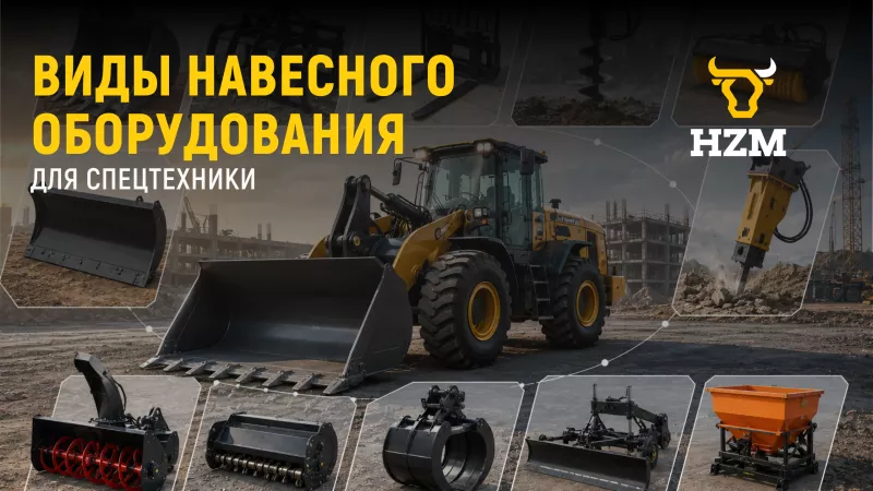 Виды навесного оборудования для спецтехники